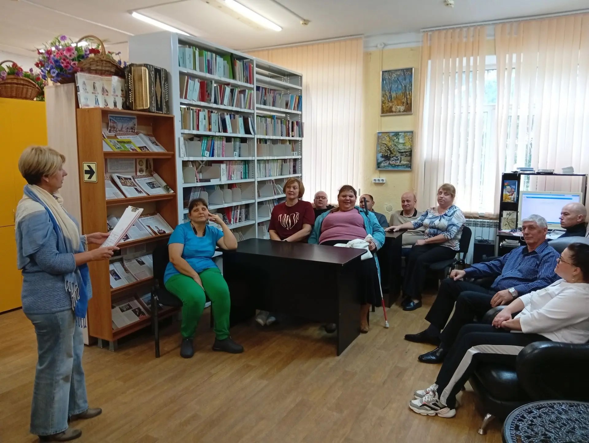 Краснодарские читатели посетили встречу «Певец русской народной культуры»