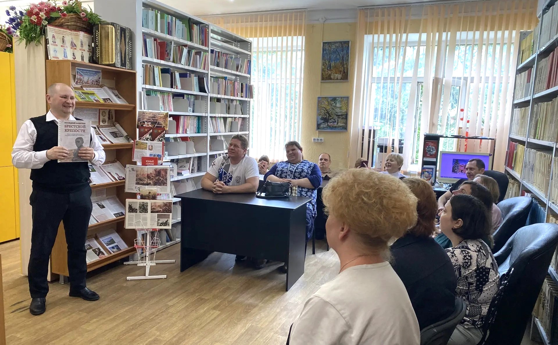 Для краснодарских читателей провели презентацию  «Бессмертный подвиг майора Гаврилова»  