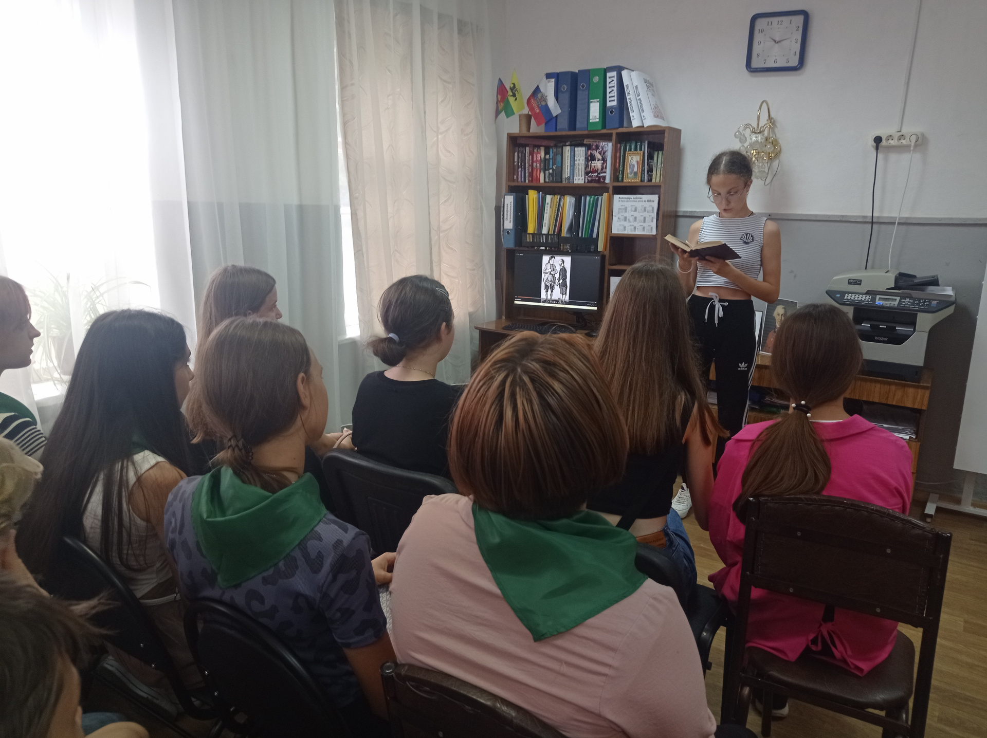  В Тихорецком филиале вспомнили  творчество Г. Р. Державина